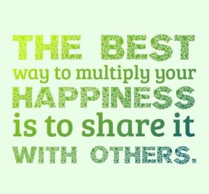 SHARING HAPPINESS